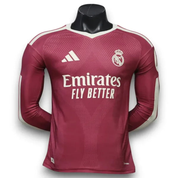 Camiseta Real Madrid 2026-2027 Alternativa Manga Larga – Version Pro Player