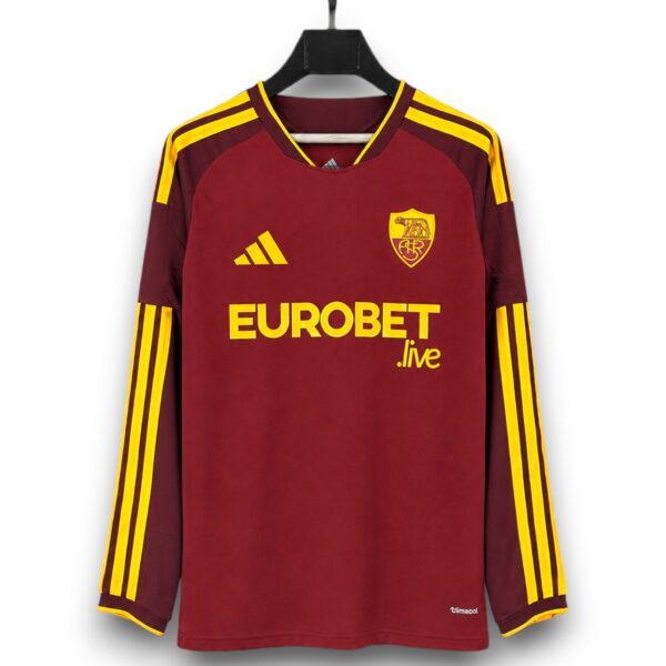 Camiseta AS Roma 2026-2027 Local Manga Larga