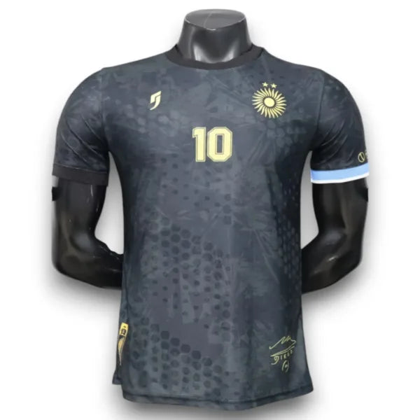 Camiseta Argentina Black Edición Especial Maradona – Version Pro Player