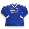 Camiseta Manchester United 1982-1983 Visitante Manga Larga