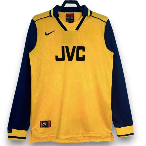 Camiseta Arsenal 1996-1997 Visitante Manga Larga
