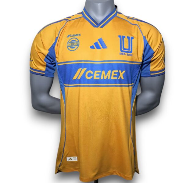 Camiseta Tigres UANL 2025-2026 Local – Version Pro Player