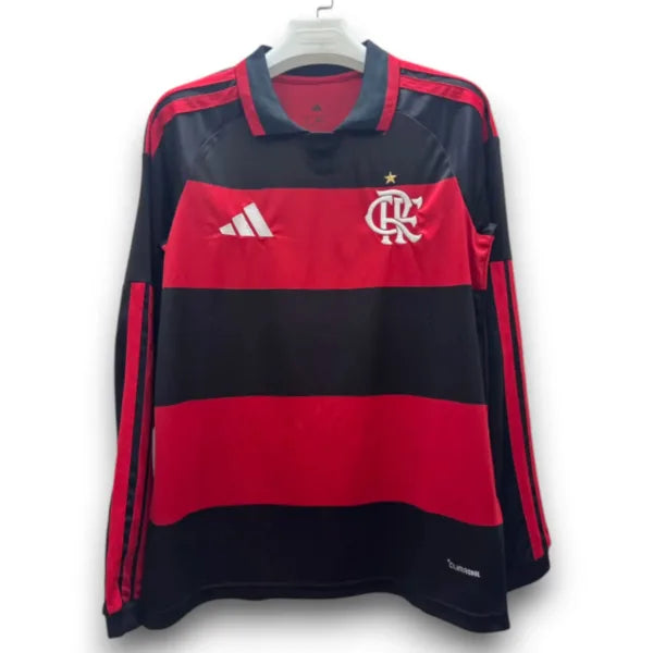 Camiseta Flamengo 2026 Local Manga Larga