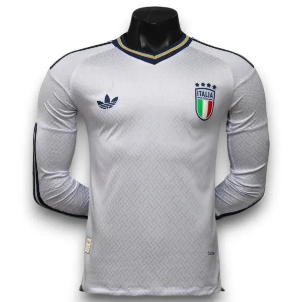 Camiseta Italia 2026-2027 Visitante Manga Larga – Version Pro Player