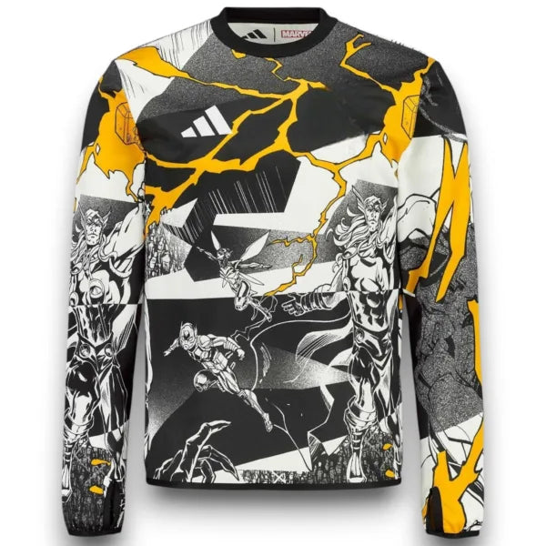 Camiseta Real Madrid x Marvel 2025-2026 Manga Larga