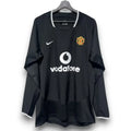 Camiseta Manchester United 2003-2004 Visitante Manga Larga
