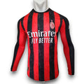Camiseta Milan 2025-2026 Local Manga Larga – Version Pro Player