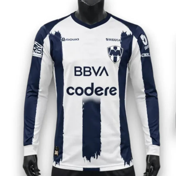 Camiseta Monterrey 2025-2026 Local Manga Larga – Versión Pro Player