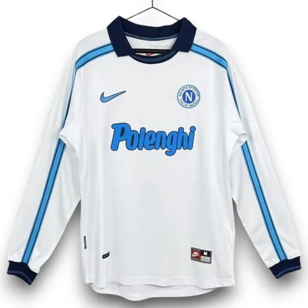 Camiseta Nápoles 1998-1999 Visitante Manga Larga